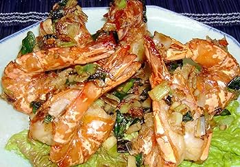 Amazon.co.jp: 蝦無頭ブラックタイガー 1.8kg 生 殻つき海老16